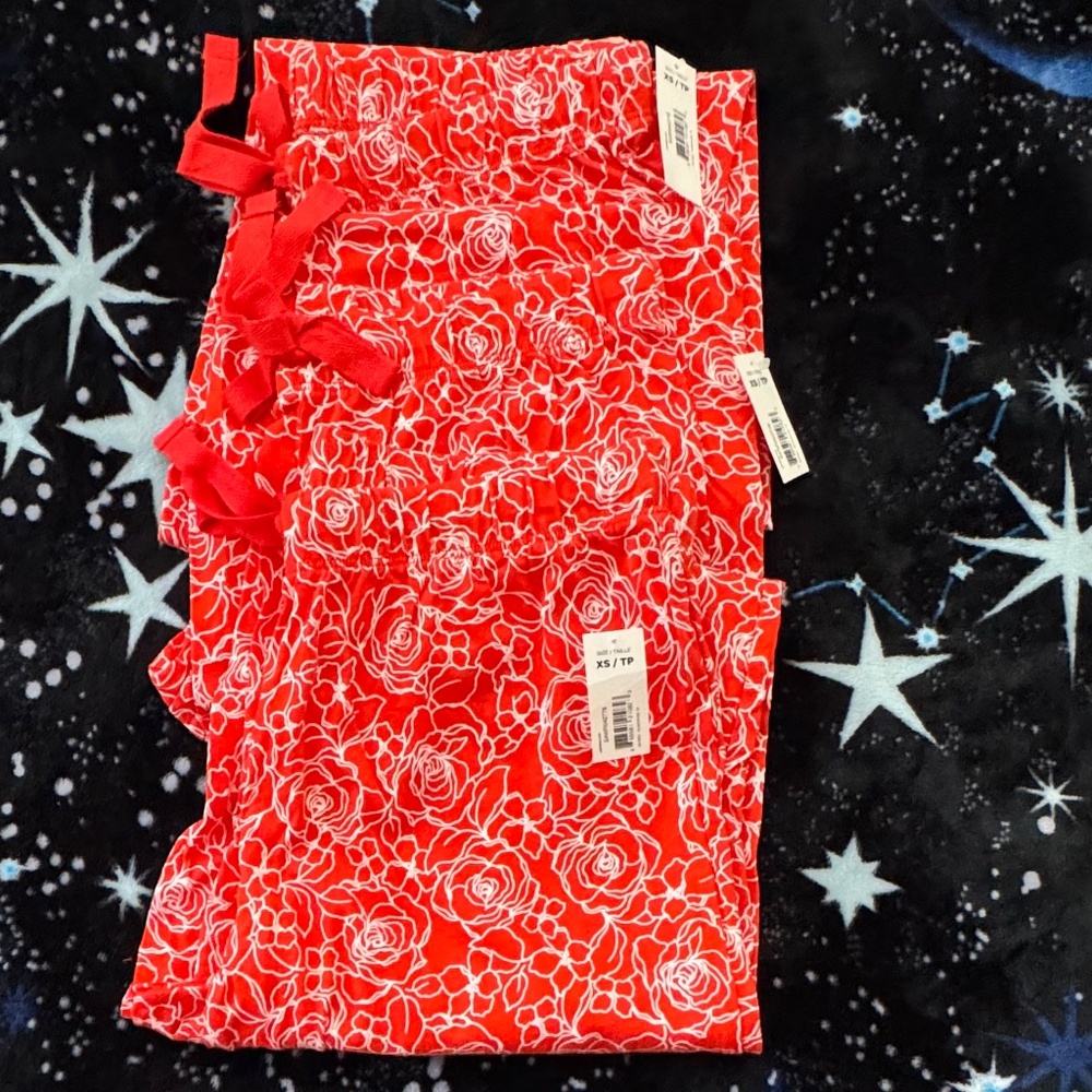 Joe Fresh 3 pairs Cotton Capri Pajama Pants XS - New with Tags